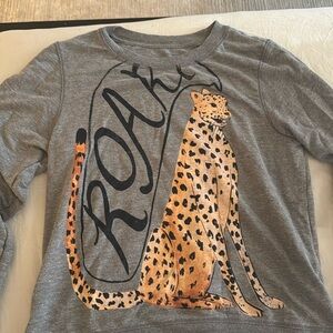 Anthropologie Roar leopard gray Sweater